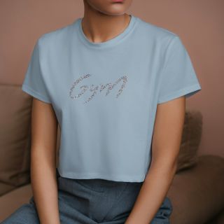 T-shirt Court Paillettes