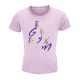T-shirt Enfant Mascottes Rose