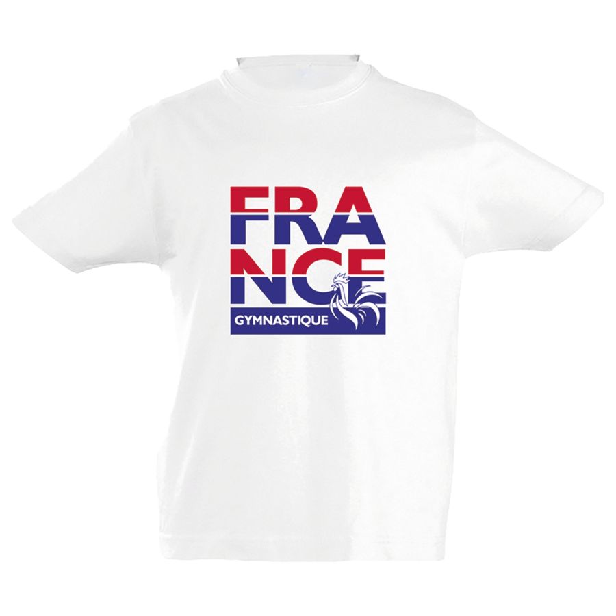 T-shirt SUPPORTER ENFANT BLANC