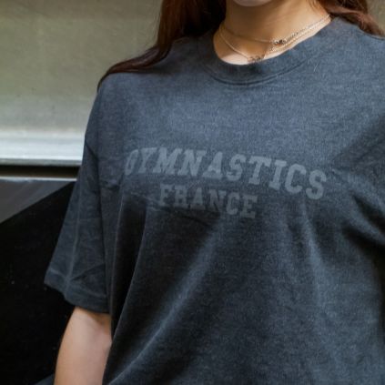 T-shirt unisexe oversize - charcoal