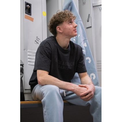 T-shirt unisexe oversize - charcoal