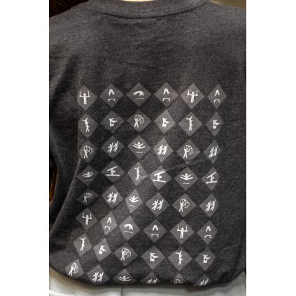 T-shirt unisexe oversize - charcoal