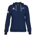 Sweat à Capuche Zippe ERREA Femme BLEU MARINE Sweat à Capuche Zippe ERREA Femme BLEU MARINE