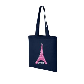 Sac Shopping GYM PARIS BLEU MARINE