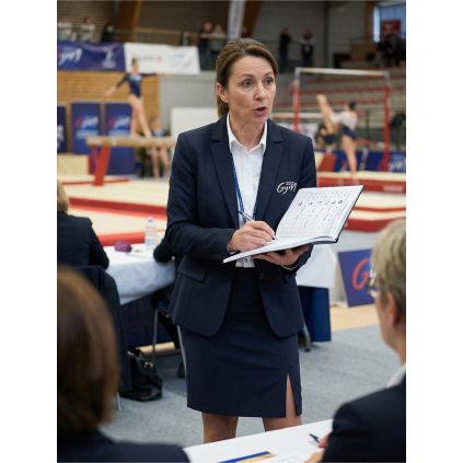 Veste de tailleur 2 boutonsELLETECH FEMME BLEU MARINE