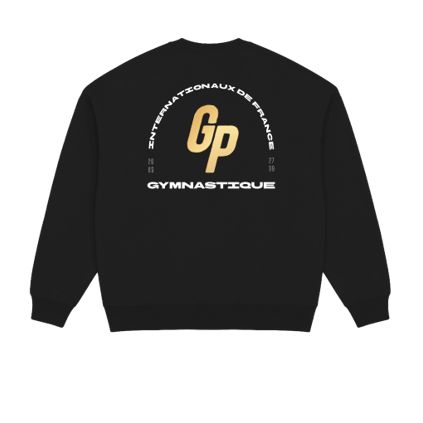 Sweat sans Capuche Oversize NOIR GP