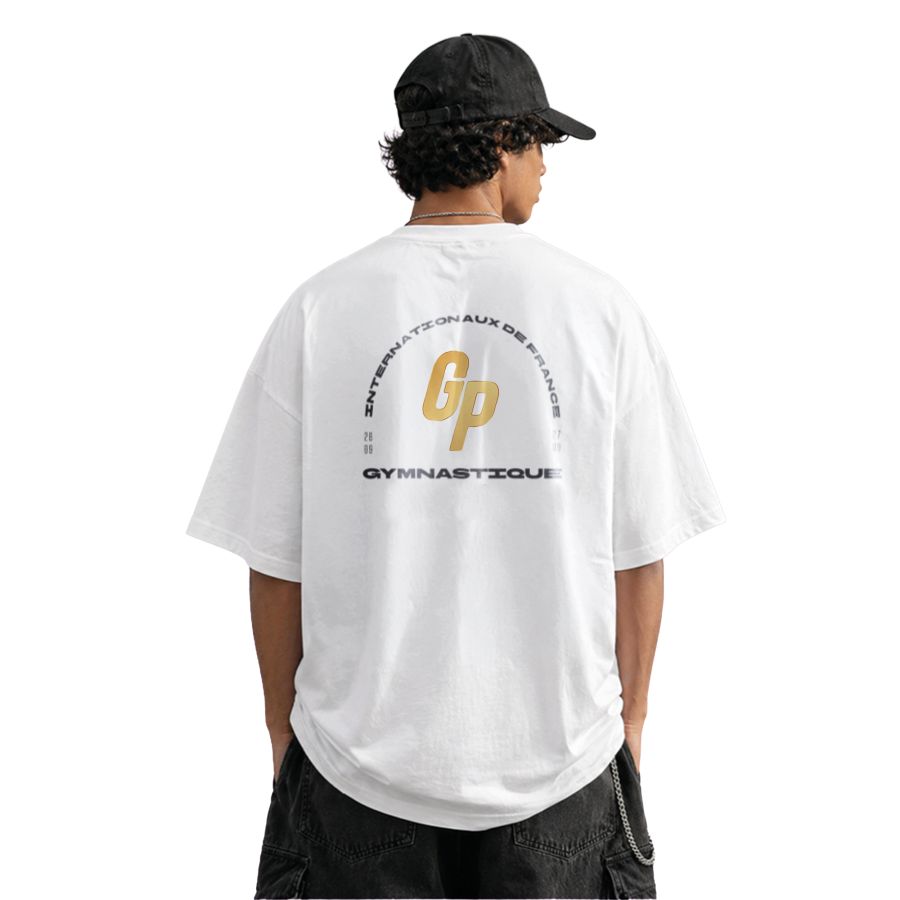 T-shirt Oversier HOMME BLANC GP