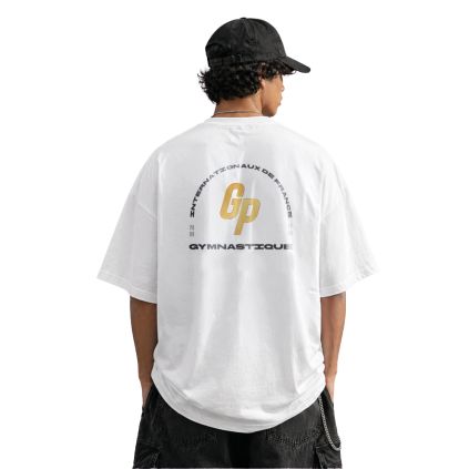 T-shirt Oversier HOMME BLANC GP