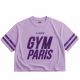 T-shirt violet I Love Gym Paris – FFGym