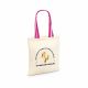 Tote bag Gym Paris écru à anses roses – FFGym
