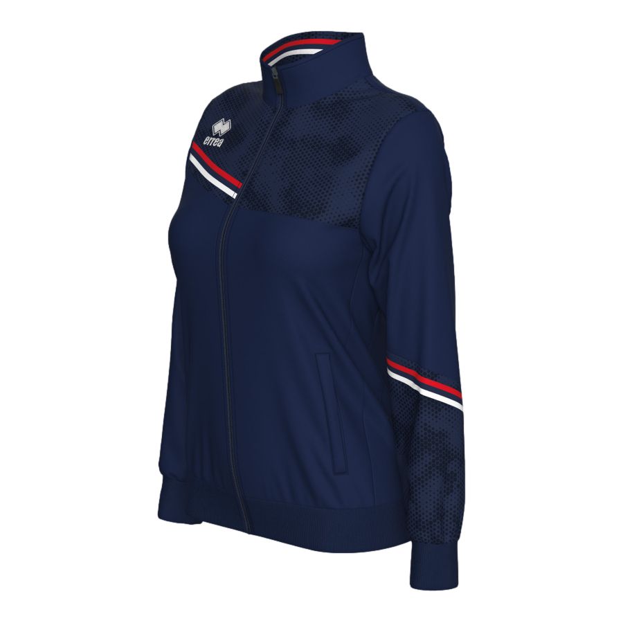 Veste Lignes Tricolores BLEU MARINE Femme
