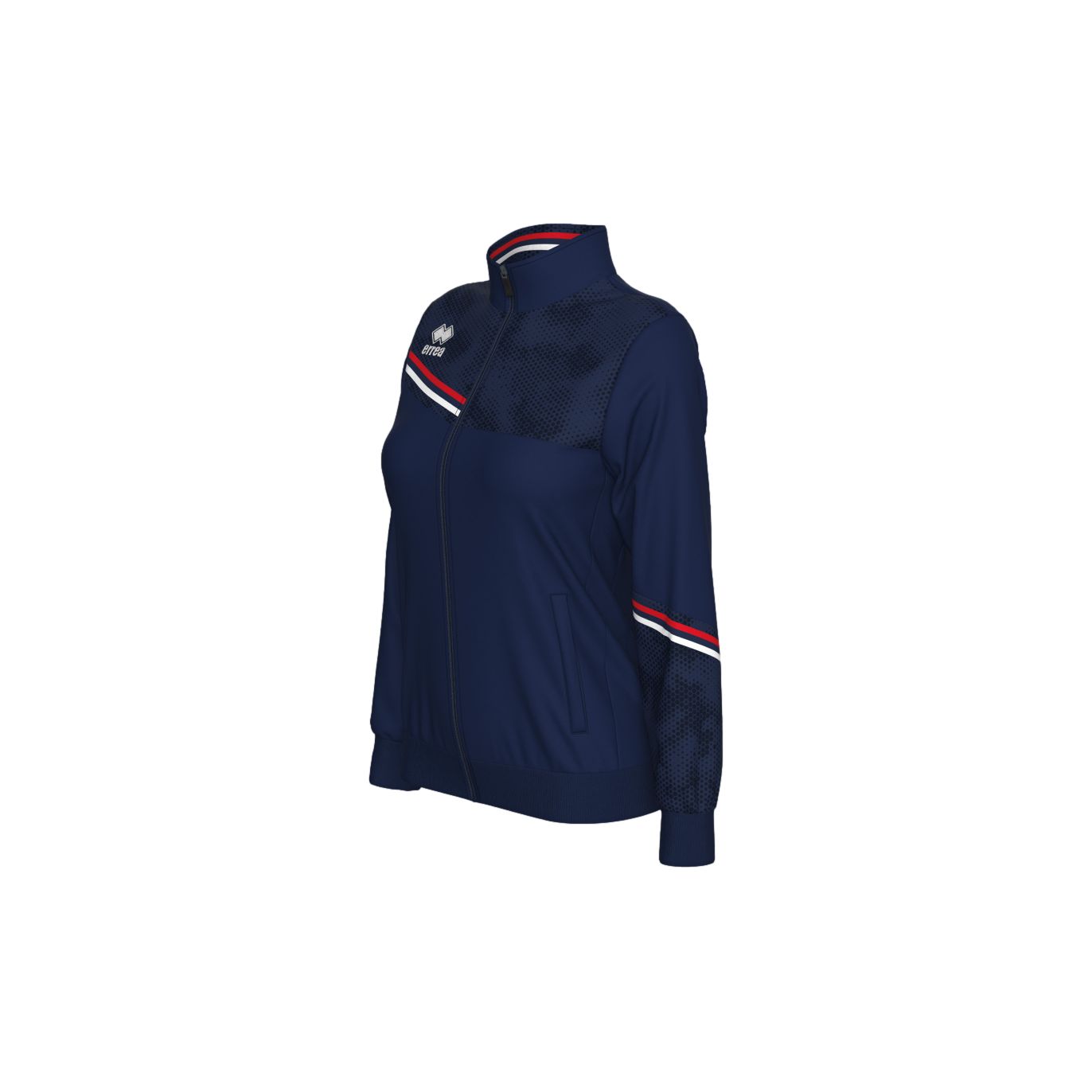 Veste Lignes Tricolores BLEU MARINE Femme