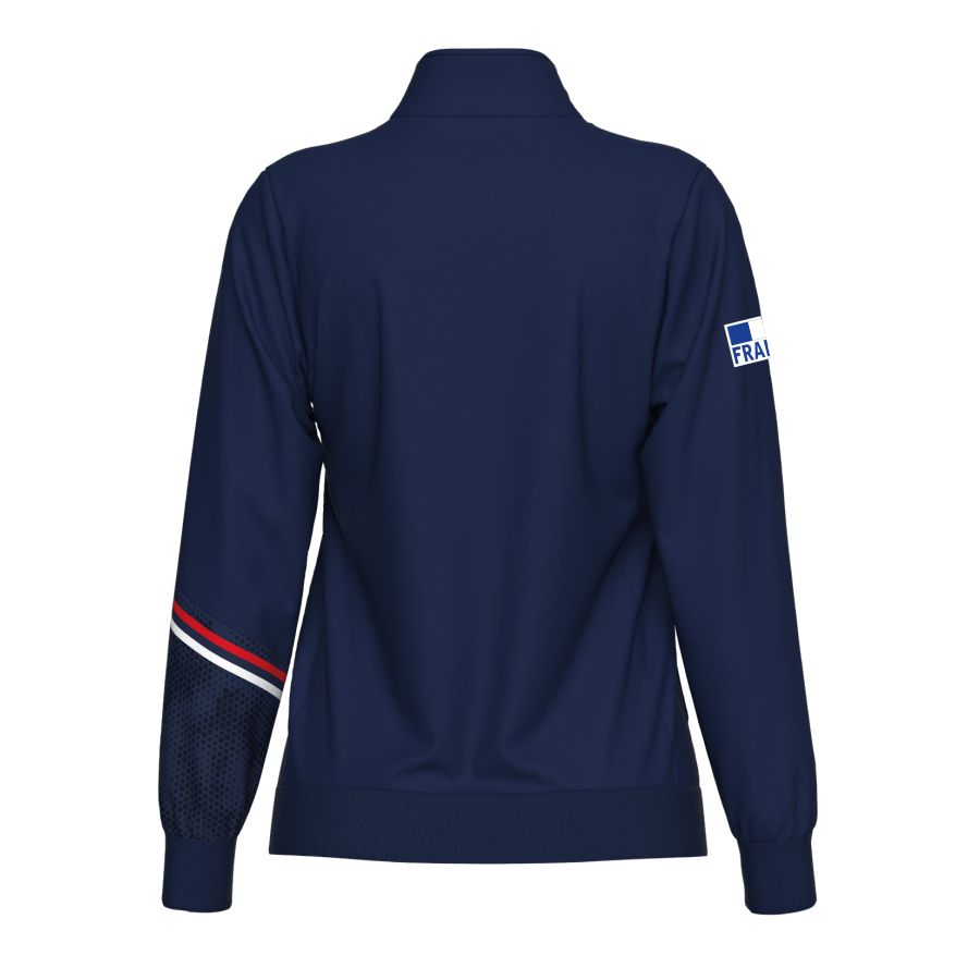 Veste Lignes Tricolores BLEU MARINE Femme