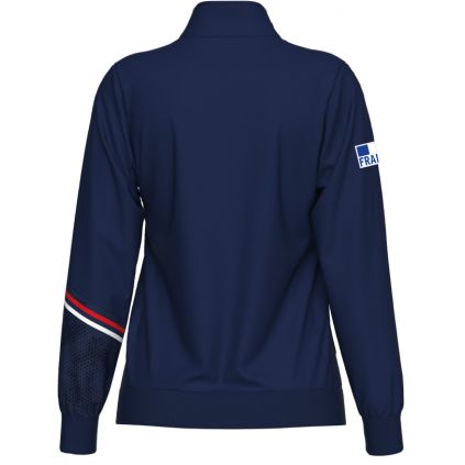 Veste Lignes Tricolores BLEU MARINE Femme