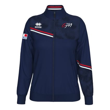 Veste Lignes Tricolores BLEU MARINE Femme