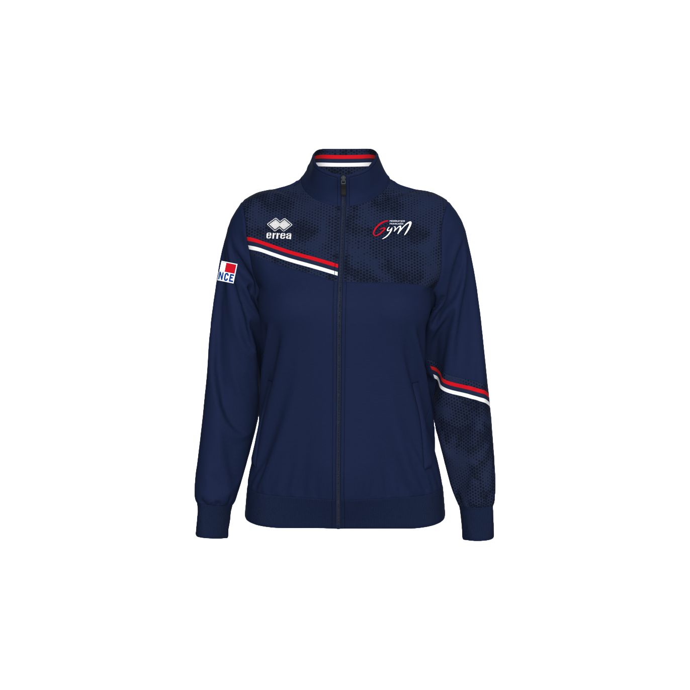 Veste Lignes Tricolores BLEU MARINE Femme