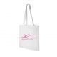 Tote bag Blanc Gymnastes en Rose