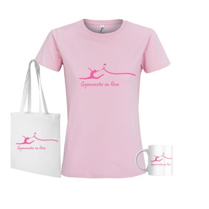 Pack Gymnastes en rose Pack TS ROSE